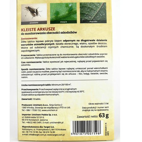 Małe Tgd Góry Do Góry Tekst Żółte tablice lepowe do doniczki na szkodniki - Target